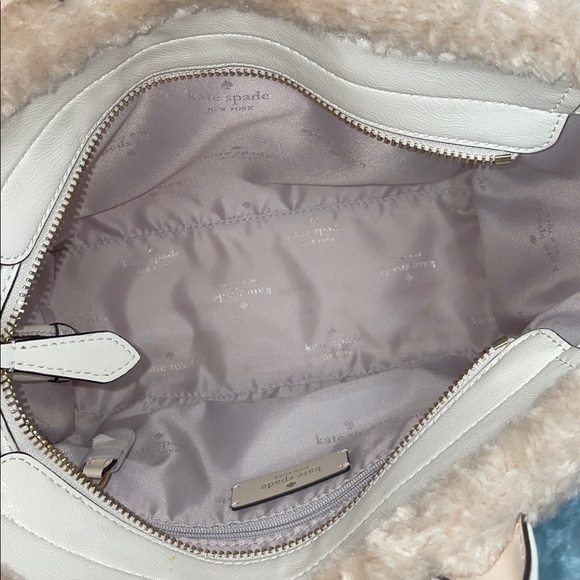 New Kate Spade ‘Jett’ Faux Shearling Small Tote - Picture 15 of 16